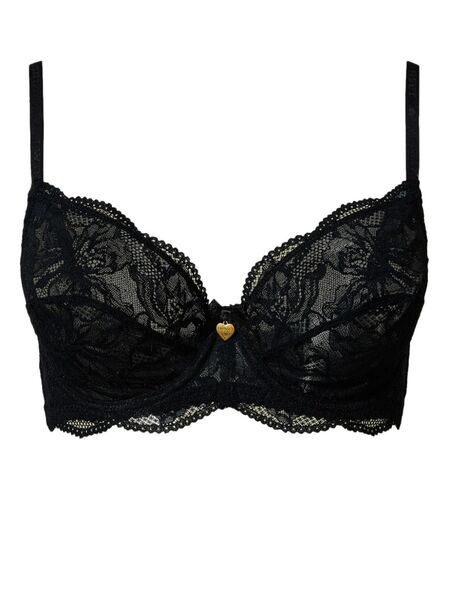  Twinset Underwire Lace Bra - Black 