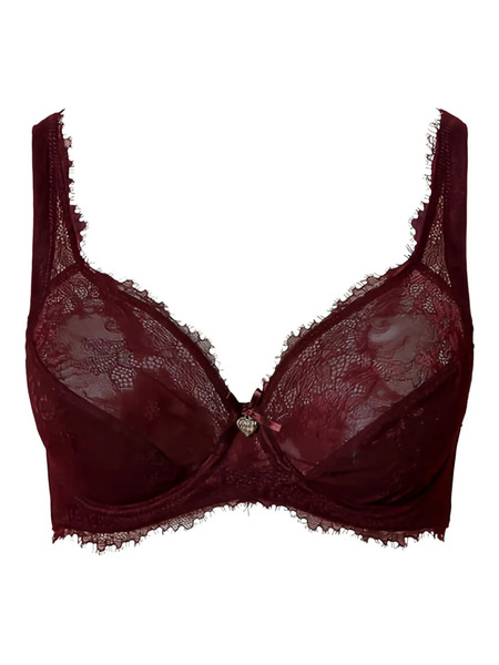  Twinset Underwire Lace Bra - Red 