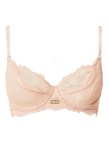 Twinset Underwired Lace-detailing Bra - Pink 