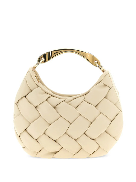  Twinset Weaved Leather-effect Tote Bag - Neutrals 
