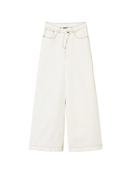  Twinset Wide-leg Jeans - White 