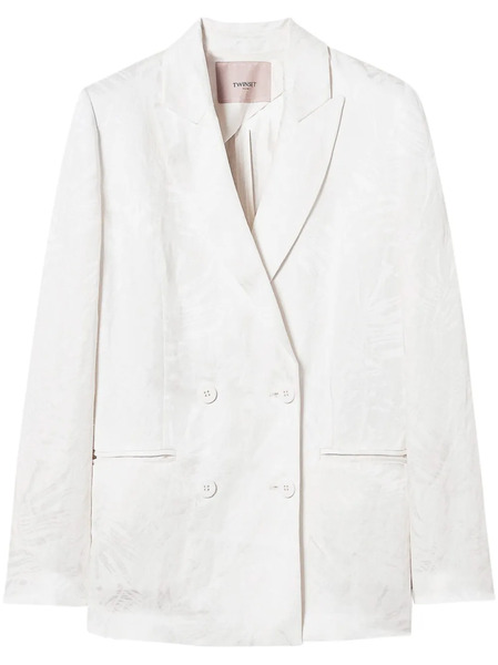  Twinset Woven Blazer - 00282_neve 
