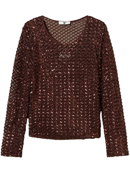  Twinset Woven Blouse - Brown 