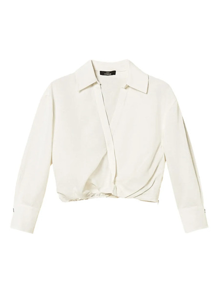  Twinset Wrap-effect Shirt - White 