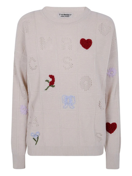  Twinset X Marco Rambaldi Sweater - Neutrals 