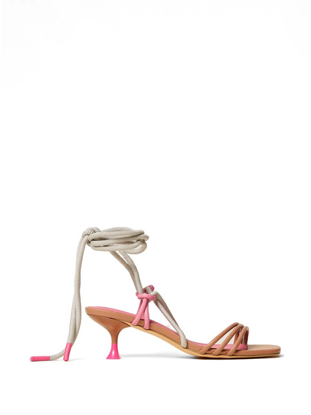  Twinset X Myfo Colour-block Sandals - Neutrals 