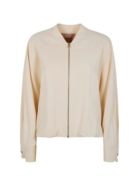  Twinset Zip-up Bomber Jacket - Neutrals 