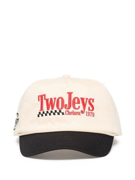  Twojeys Logo-embroidery Baseball Cap - Neutrals 