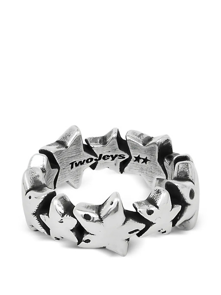  Twojeys Star Band Ring - Silver 