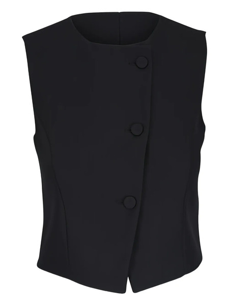  Twp Perry Buttoned Top - Black 