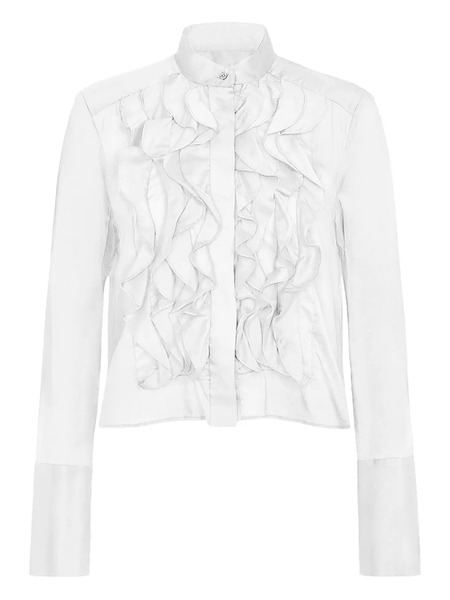  Twp Ruffled Patti Blouse - White 