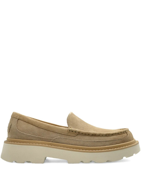  Ugg Ascot Platform Suede Loafers - Neutrals 