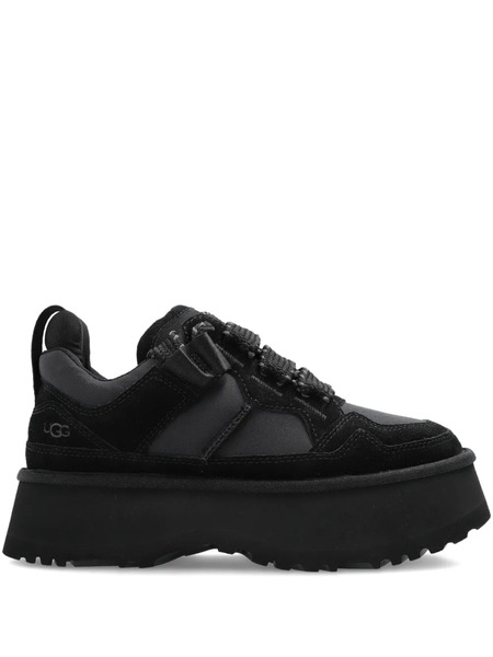  Ugg Astromel Platform Lace-up Sneakers - Black 
