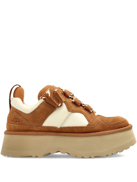  Ugg Astromel Platform Lace-up Sneakers - Brown 