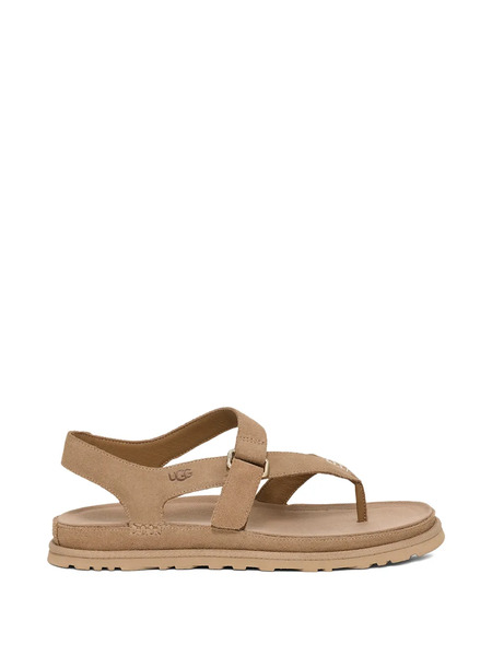  Ugg Buckle T-strap Sandals - Neutrals 