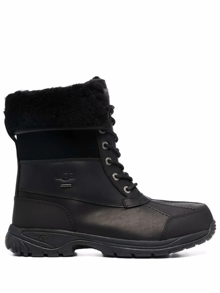  Ugg Butte Lace-up Ankle Boots - Black 