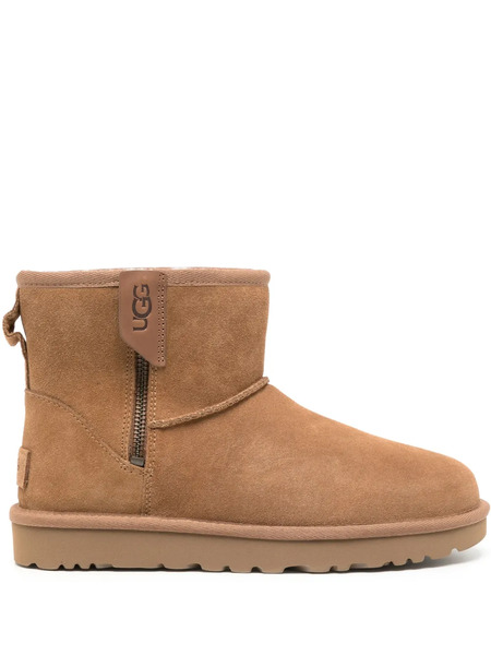  Ugg Classic Mini Bailey Zip Boots - Brown 