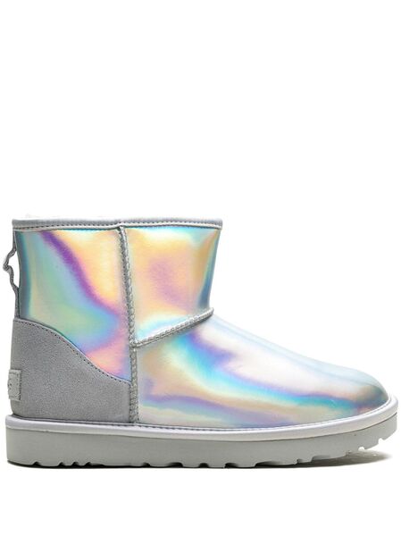  Ugg Classic Mini Iridescent glacier Grey Boots 