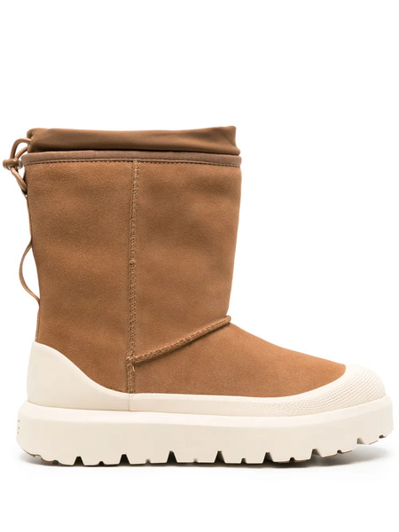  Ugg Classic Short Weather Hybrid Suede Boots - Brown 
