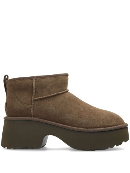  Ugg Classic Ultra Mini New Heights Boots - Brown 