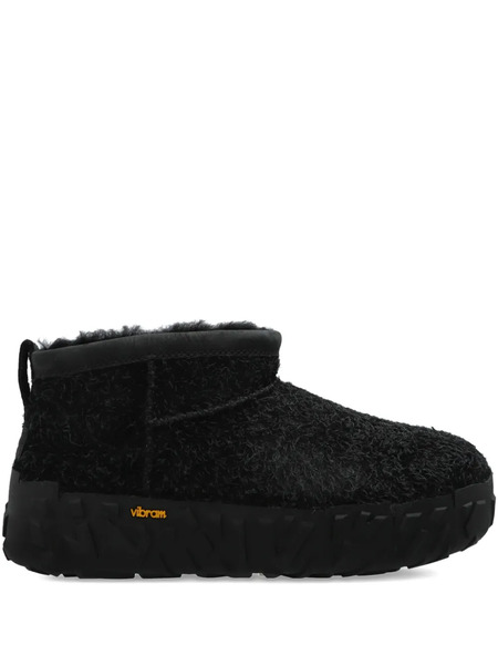  Ugg Classic Ultra Mini Wrap Textured Sole Boots - Black 