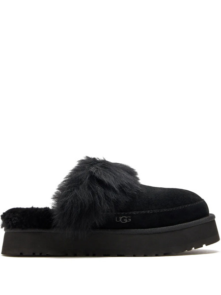  Ugg Disquette Chalet Suede Slippers - Black 