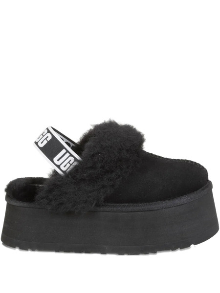  Ugg Funkette Platform Mules - Black 