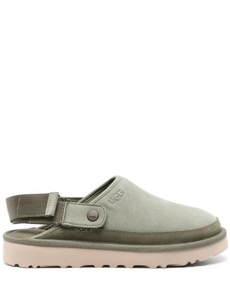  Ugg Goldencoast Suede Clogs - Green 
