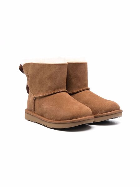  Ugg Kids Bailey Bow Ii Ankle Boots - Brown 