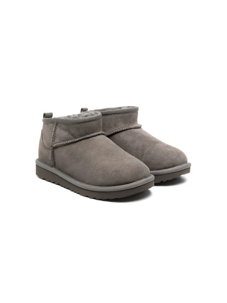  Ugg Kids Classic Ultra Mini Boots - Grey 