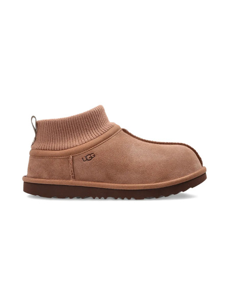  Ugg Kids Classic Ultra Mini Stretch-cuff Knitted-cuff Boots - Brown 