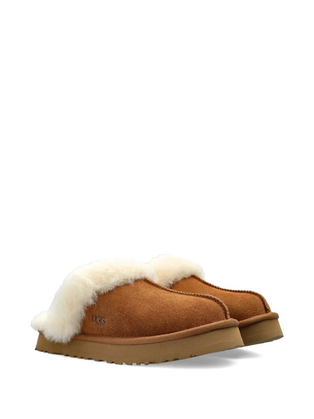  Ugg Kids Disquette Suede Slippers - Brown 