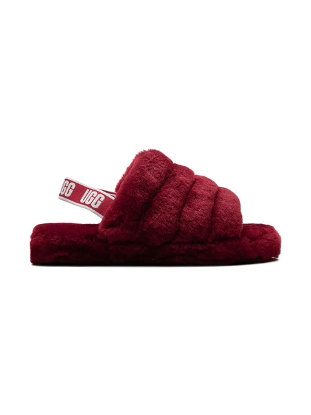  Ugg Kids Fluff Yeah Sandals - Red 