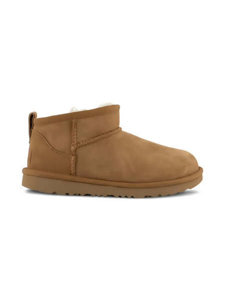  Ugg Kids Leather Ankle Boots - Brown 