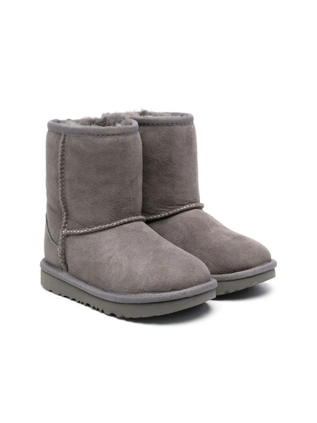  Ugg Kids Suede Ankle Boots - Grey 