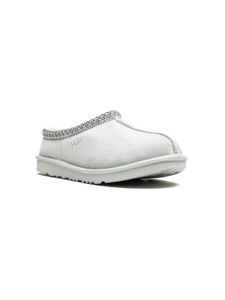  Ugg Kids Tasman Ii grey Braid Slippers - White 