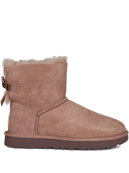  Ugg Mini Bailey Bow Ii Suede Boots - Neutrals 