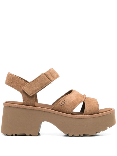  Ugg 70mm New Heights Ankle Strap Sandals - Brown 