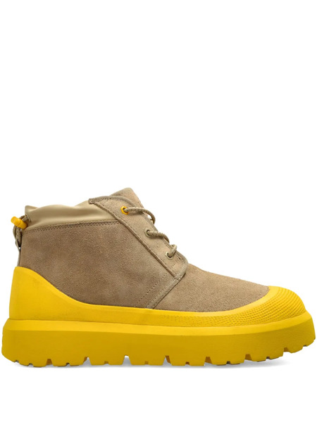  Ugg Neumal Suede Lace-up Boots - Neutrals 