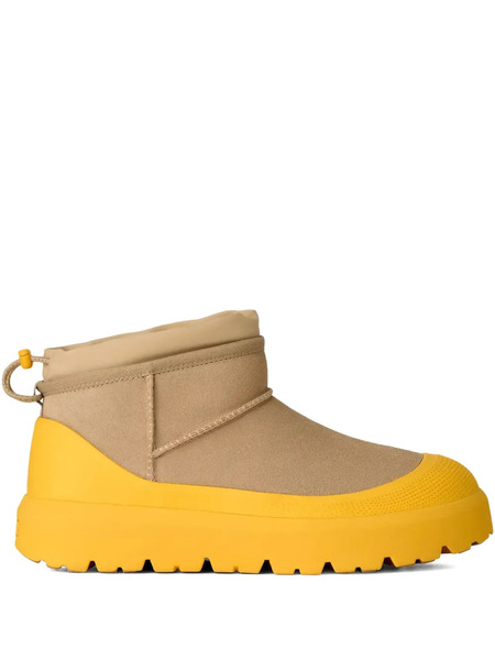  Ugg Short Weather Hybrid Fold-over Platform Boots - Neutrals 