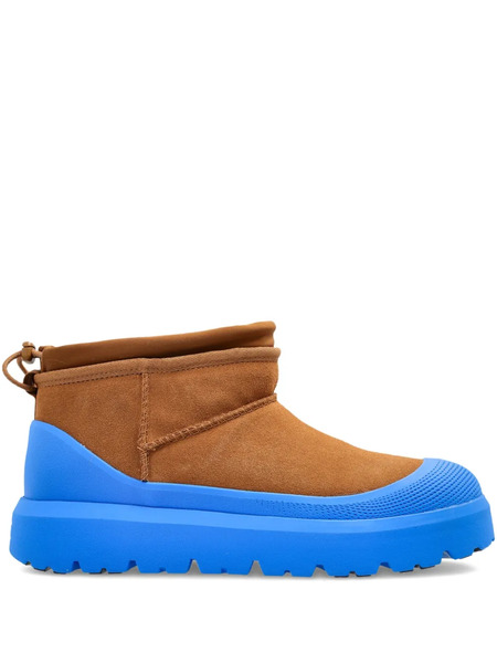  Ugg Suede Ultra Mini Ankle Boots - Brown 