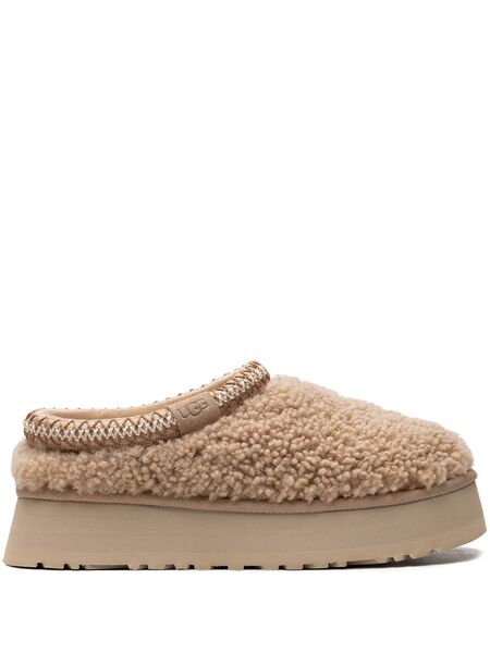  Ugg Tazz Maxi Curly sand Slippers - Neutrals 