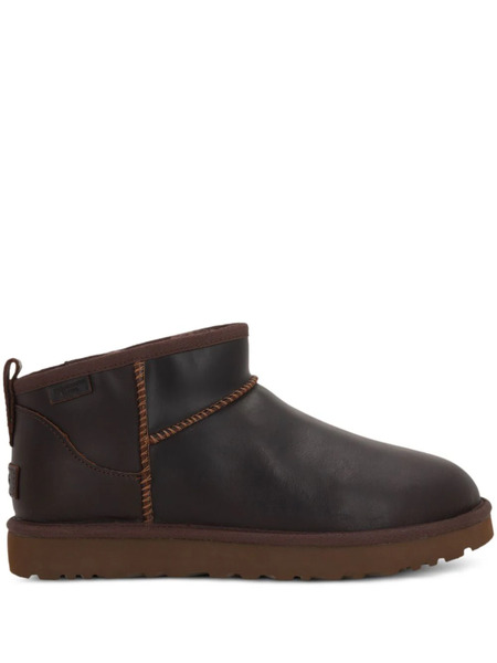  Ugg Ultra Mini Lthr Regen Boots - Brown 