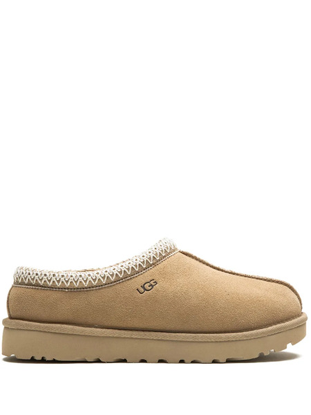  Ugg w Tasmen Beige Suede Slippers - Neutrals 