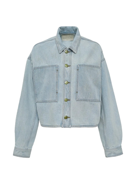  Ulla Johnson Buttoned Denim Jacket - Blue 