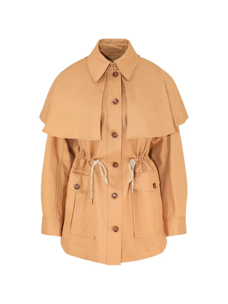 Ulla Johnson Devon Cape-detail Trench Coat - Neutrals 