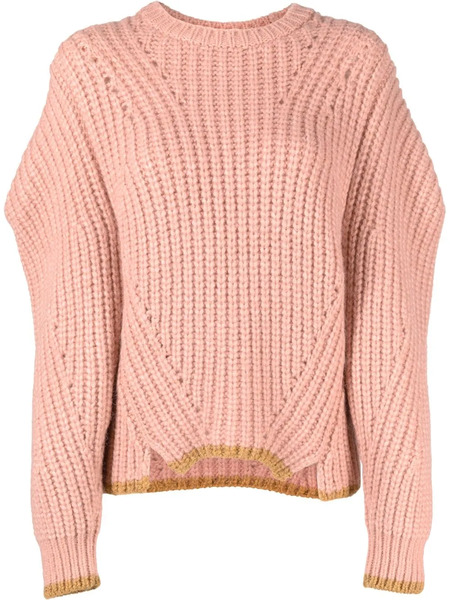  Ulla Johnson Lorena Split-hem Jumper - Pink 