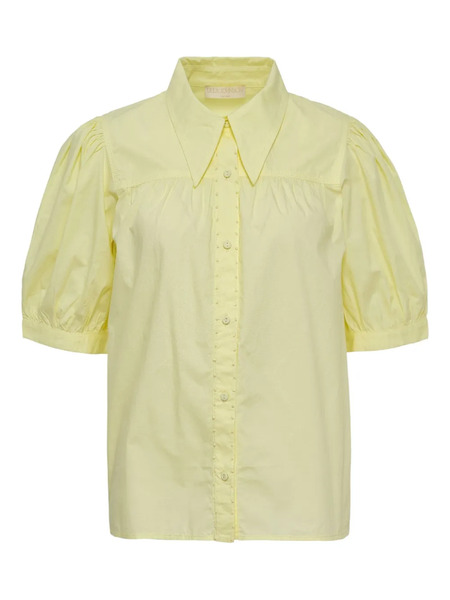  Ulla Johnson Puff-sleeve Buttoned Shirt - Green 