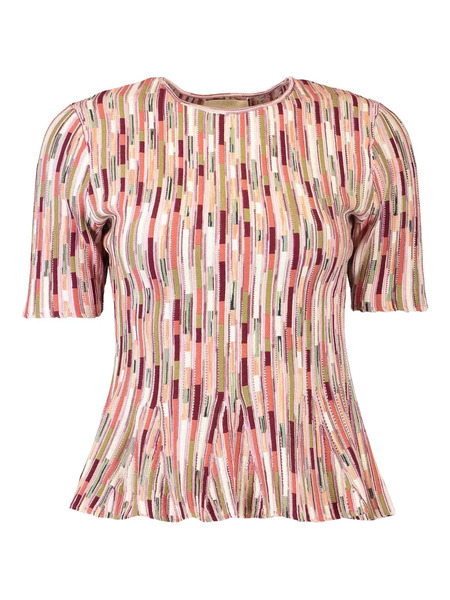  Ulla Johnson Samira Patterned T-shirt - Pink 
