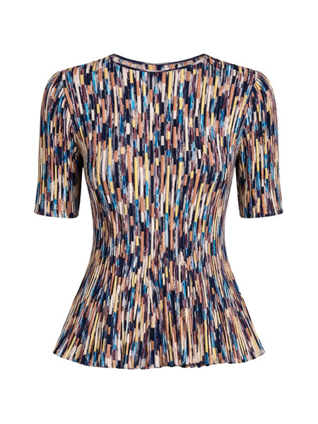  Ulla Johnson Samira Peplum Top - Blue 